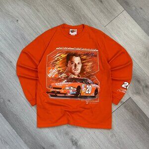 Vintage Winners Circle NASCAR Tony Stewart Home Depot Long Sleeve T-Shirt Medium